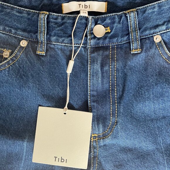Tibi Elfie straight leg jean - Picture 3 of 9